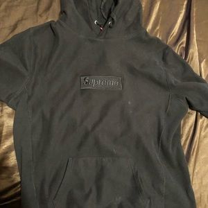 Supreme box logo tonal hoodie